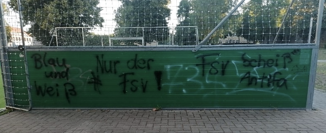 Bild: Grafitti auf dem Petersberg