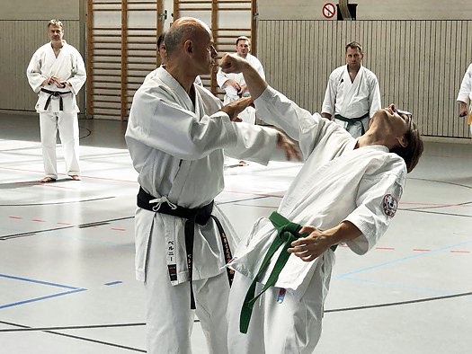 Bild: Frank Pelny (li.) beim Training