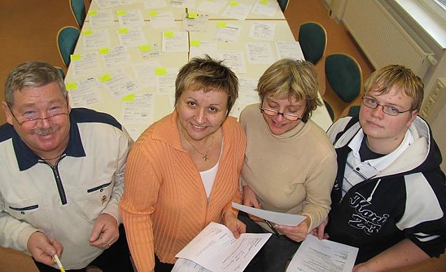 Bild: Peter Schwarz, Marion Propst, Barbara Roesch und Christian Lautenbach (v.l.n.r.)