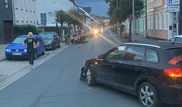 Bild: Unfall in Salza