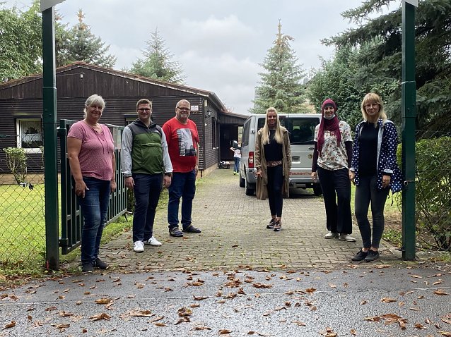 Bild: von links: Anett J&auml;hne, Daniel Volkmann, Reiner Schumann, Annekathrin Wilke, Julia Lahlou, Katrin Heidelberg