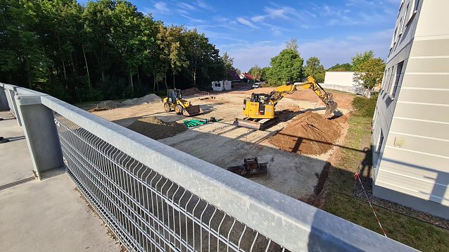 Bild: 50 neue Besucherparkpl&auml;tze entstehen am S&uuml;dharz-Klinikum