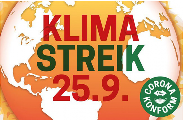 Bild: Aufruf zum "Klimastreik"