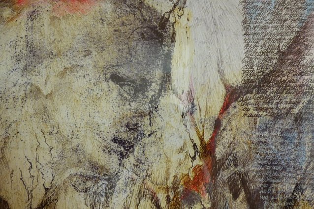 Bild: Detail aus "Die Unbekannte" von Karin Kisker