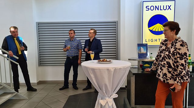 Bild: Besichtigung der Firma SONLUX Sondershausen durch die MIT
