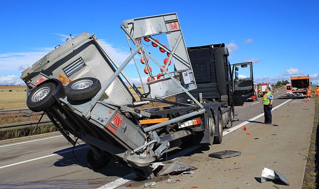 Bild: Unfall auf der A38