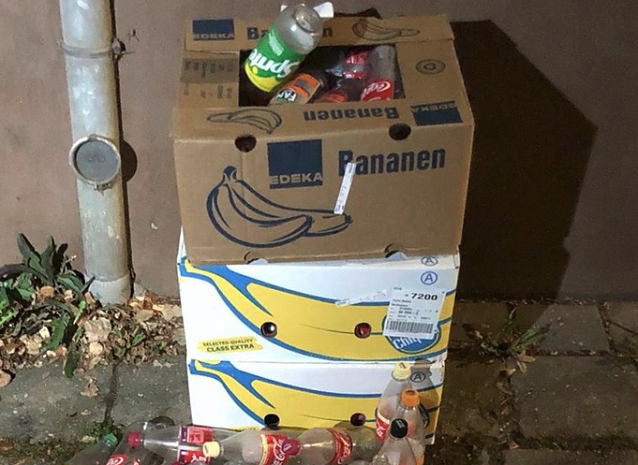 Bild: Dieb hatte es auf Pfandflaschen abgesehen