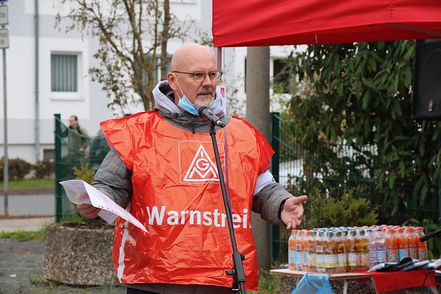 Bild: Betriebsrat Karsten Hahn kritisierte die "Abwicklung in Rekordzeit" scharf