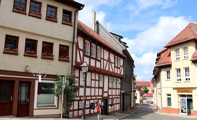 Bild: Die Altstadt Nordhausens ohne ein Auto