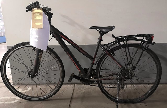 Bild: Wiedergefundenes Fahrrad