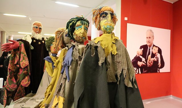 Bild: Marionettenausstellung im Museum Flohburg