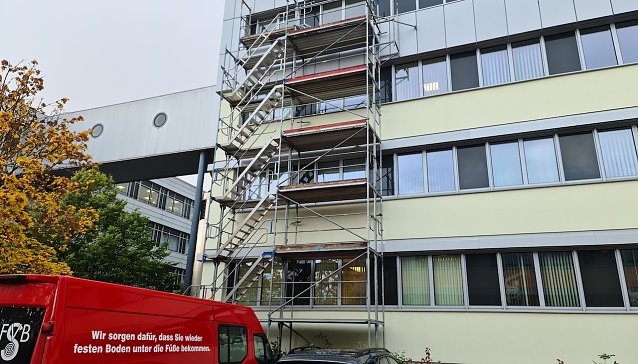 Bild: Bauarbeiten am S&uuml;dharz Klinikum