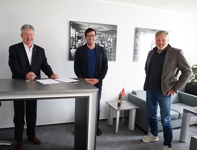 Bild: Machen weiter gemeinsame Sache: der Kreissportbund und Schachtbau