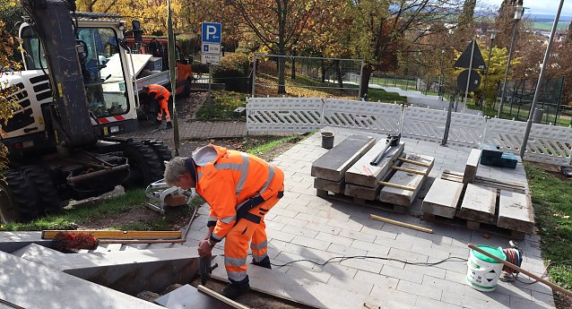 Bild: St&auml;dtischer Bauhof saniert Frauenberger Stiege    