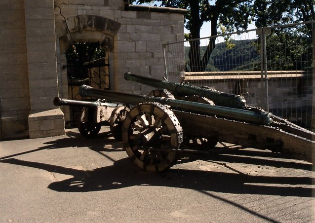Bild: Kanonen auf Schloss Wernigerode
