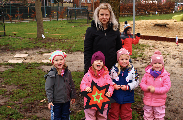 Bild: Die Kinder der Rappelkiste freuen sich schon auf die Aktion "Sternenkette"