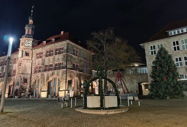 Bild: Advent auf dem Nordh&auml;user Rathausplatz