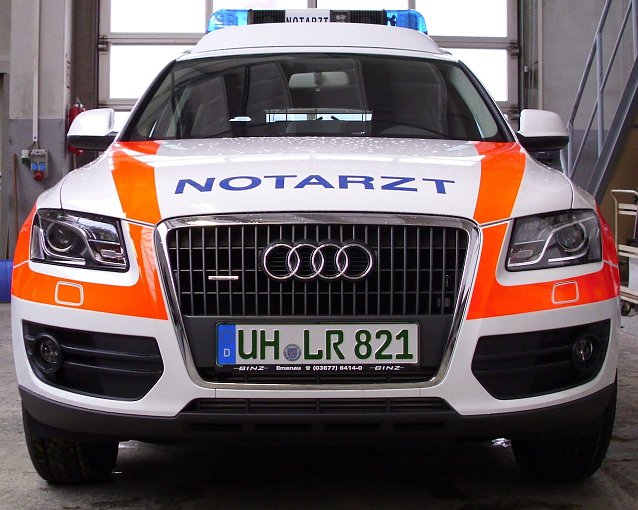 Bild: Notzarztwagen im Unstrut-Hainich-Kreis