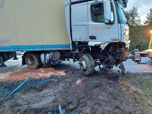 Bild: Bergung des LKW