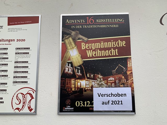 Bild: Keine Kompromisse. Die Bergm&auml;nnische Weihnacht wird um Ein Jahr verschoben!
