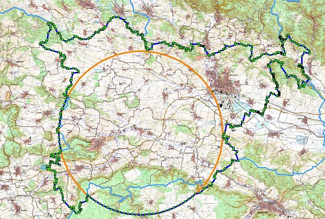 Bild: Beobachtungsgebiet rund um Wipperdorf