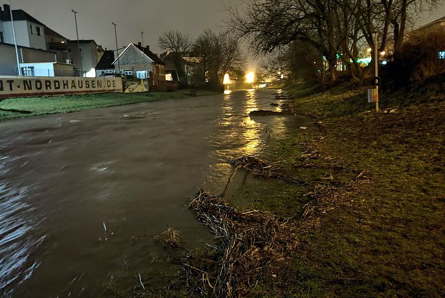 Bild: Zorge gestern Abend um 22 Uhr