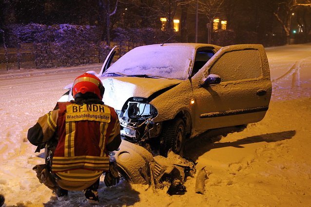 Bild: Feuerwehr am Unfallort