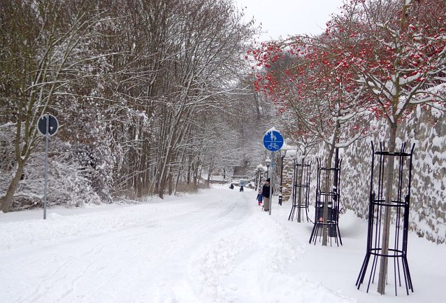 Bild: Nordhausen im Schnee 