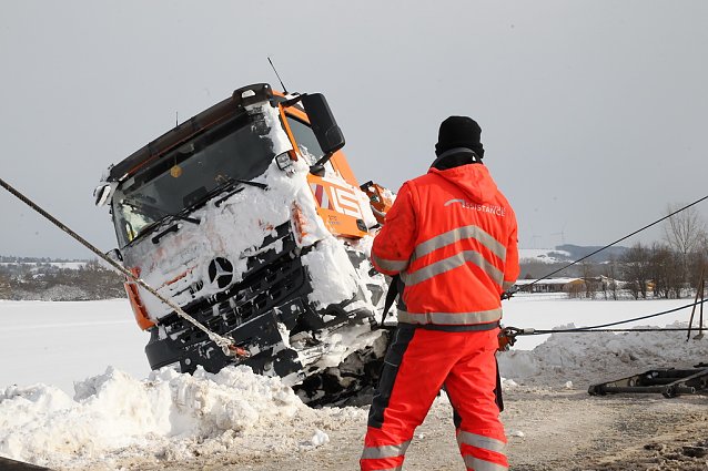 Bild: Schneepflug geborgen