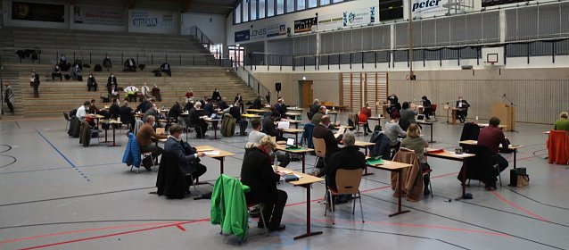 Bild: Live-Ticker aus der Wiedigsburghalle