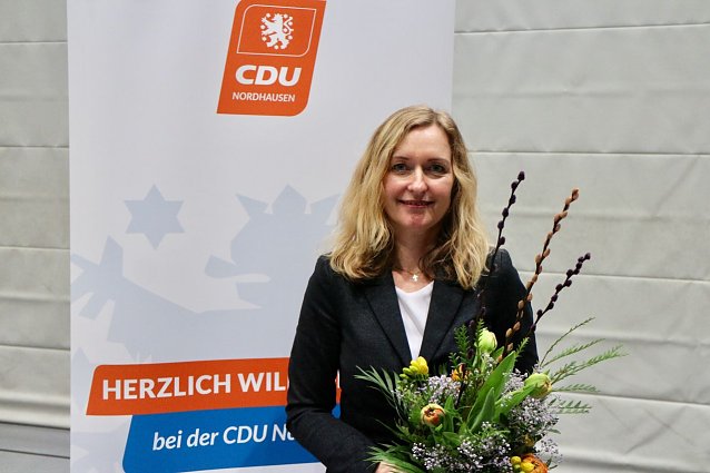 Bild: Kandidatin in letzter Minute: Jeanette Goedecke will f&uuml;r die CDU in den Wahlkampf um das Landratsamt ziehen