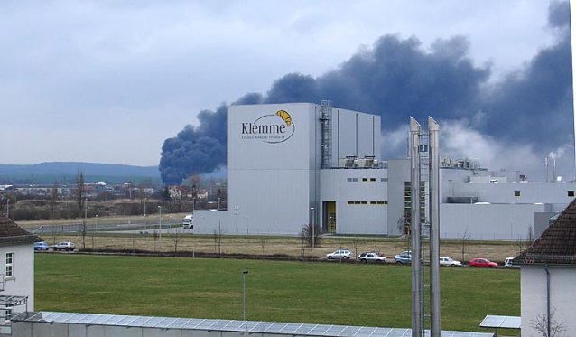 Bild: Brand in Nordhausen