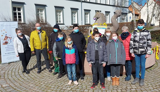 Bild: Am Meerpferdchenbrunnen