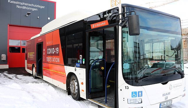 Bild: Testbus des Landkreises