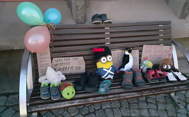 Bild: Protestaktion vom Nordh&auml;user Rathaus