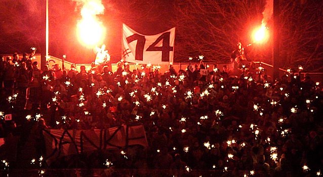 Bild: Brennen wird das Stadion