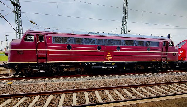 Bild: Die d&auml;nische Diesellok NOHAB aus dem Jahre 1957