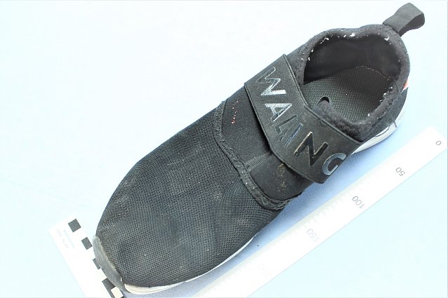 Bild: Wer erkennt diesen Schuh und wei&szlig;, wer einen solchen trug?