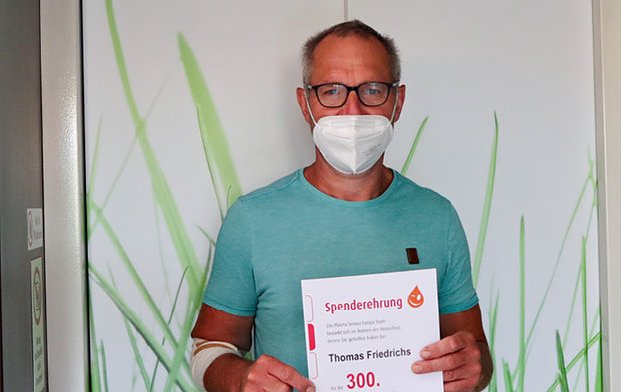 Bild: Plasmaspenden in der Rautenstar&szlig;e