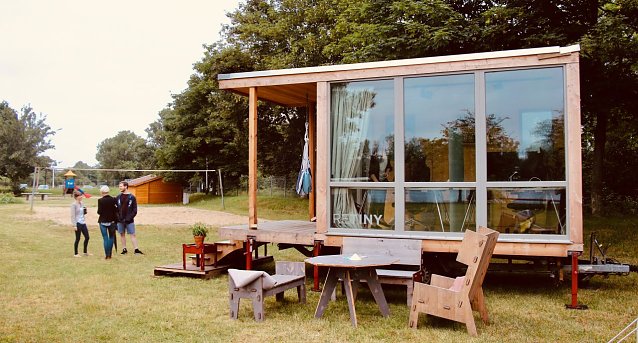 Bild: "Tiny office" - kleines B&uuml;ro am Kiesschacht