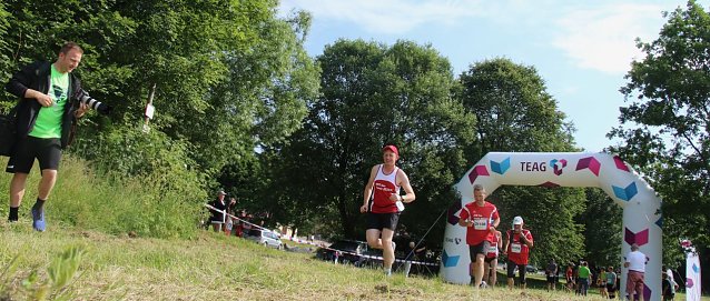 Bild: In Sophienhof musste man zum Harztorlauf 2021 heute in Kleingruppen starten