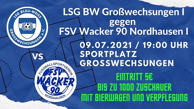Bild: Wacker gegen Gro&szlig;wechsungen