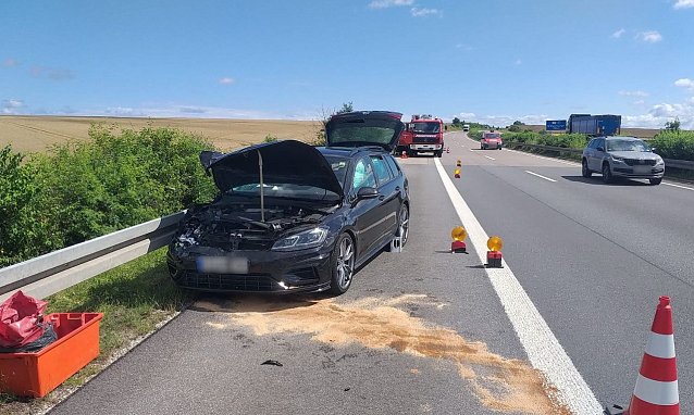 Bild: Unfall auf der A38