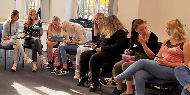 Bild: Workshop zum Thema Antisemitismus am IWK