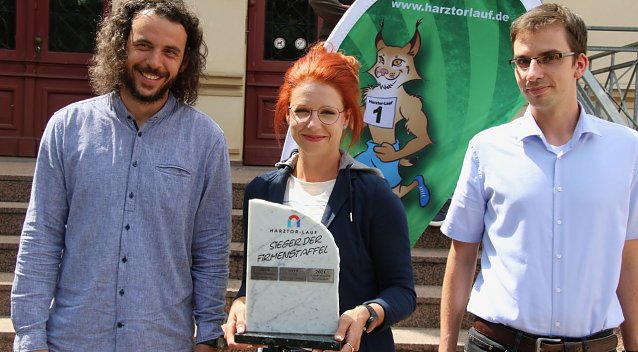 Bild: Drei von F&uuml;nf, v.l.:Christian Klostermann, Eva Otto nd Maximilian Barth