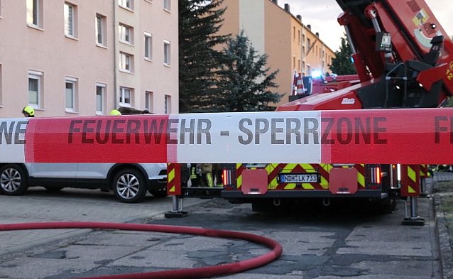 Bild: Hausbrand in Ellrich zum Sonntagabend