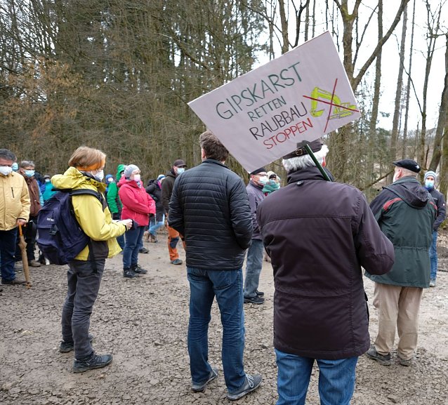 Bild: Gipskarst-Demo in Tettenborn