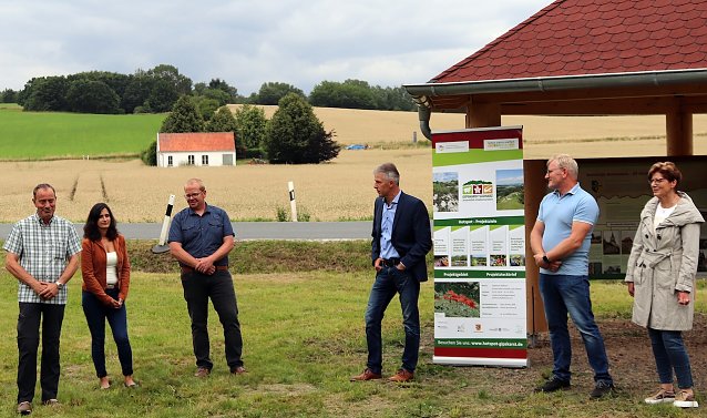 Bild: Einweihung des Infopavillons in Obersachswerfen