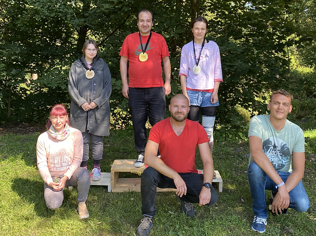 Bild: Medaillen gab es beim ersten Sportfest des Horizonts in Ellrich f&uuml;r alle Athleten