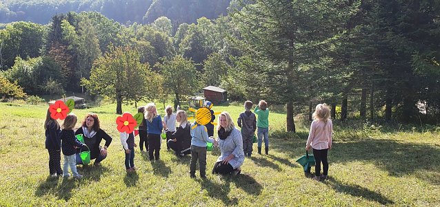 Bild: Ein Bleicher&ouml;der Garten ganz nah am Wald und nun in Kinderhand